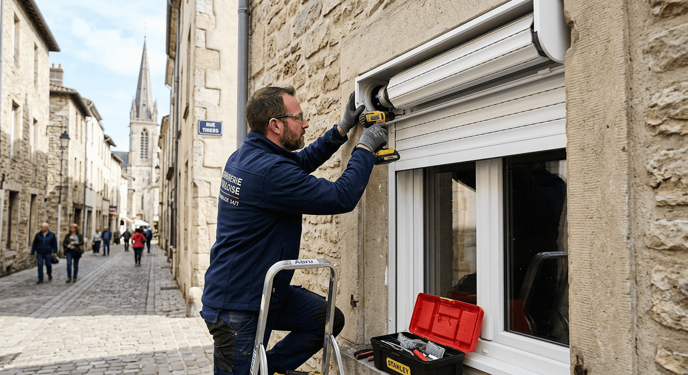 pose et réparation volet roulant Ludres