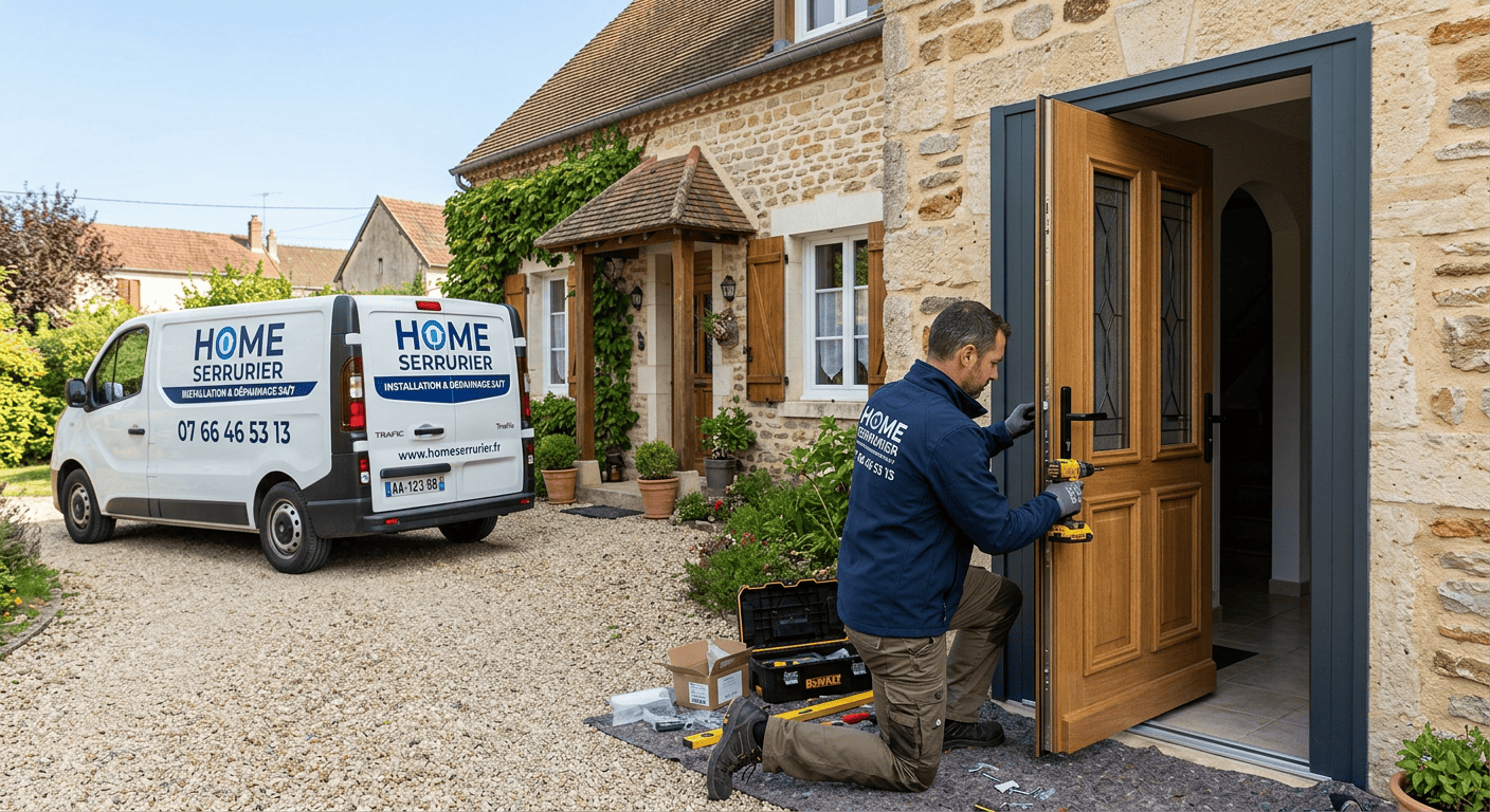 pose porte d'entrée Toul