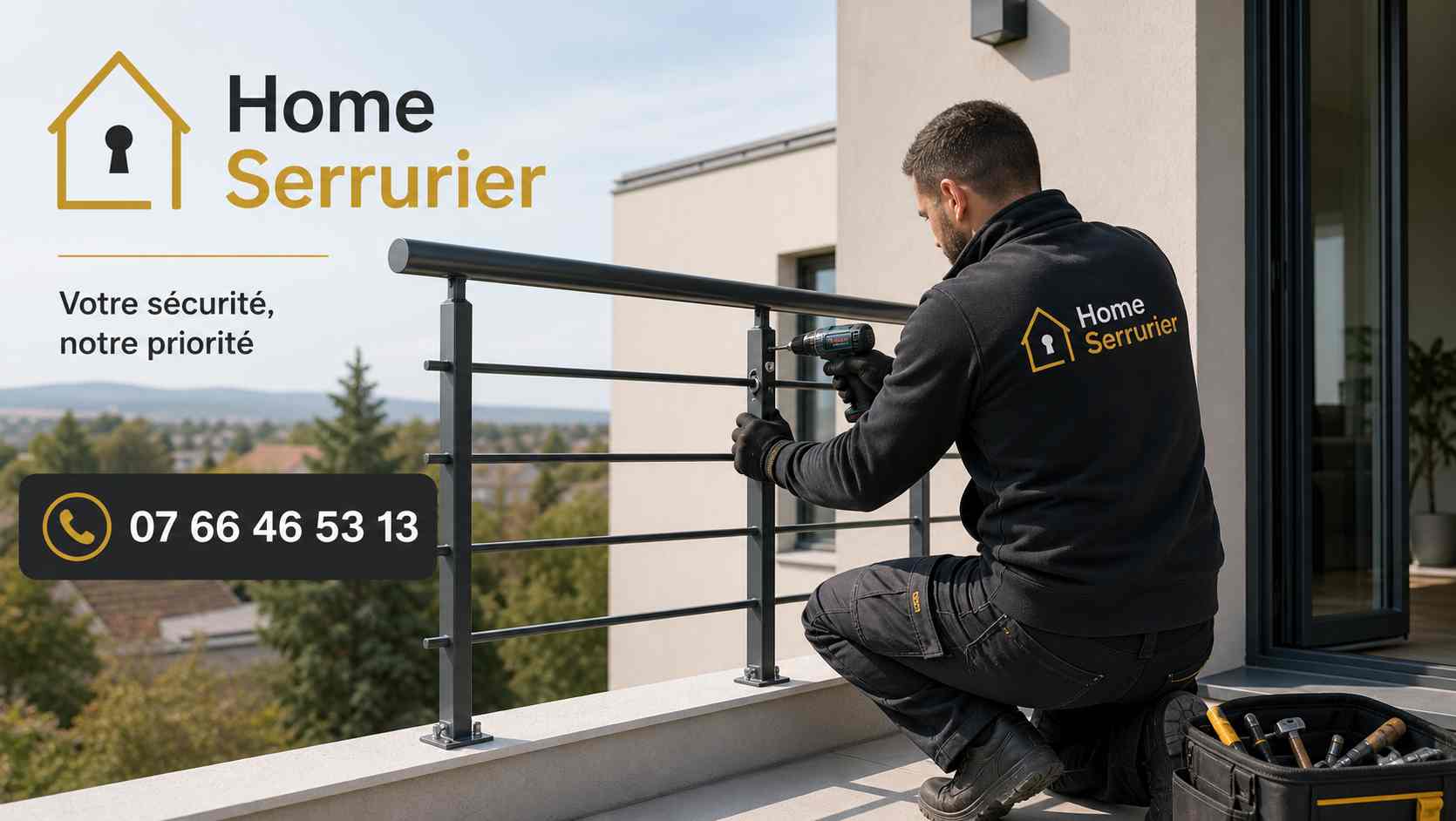 Garde-corps de balcon à Jeandelize