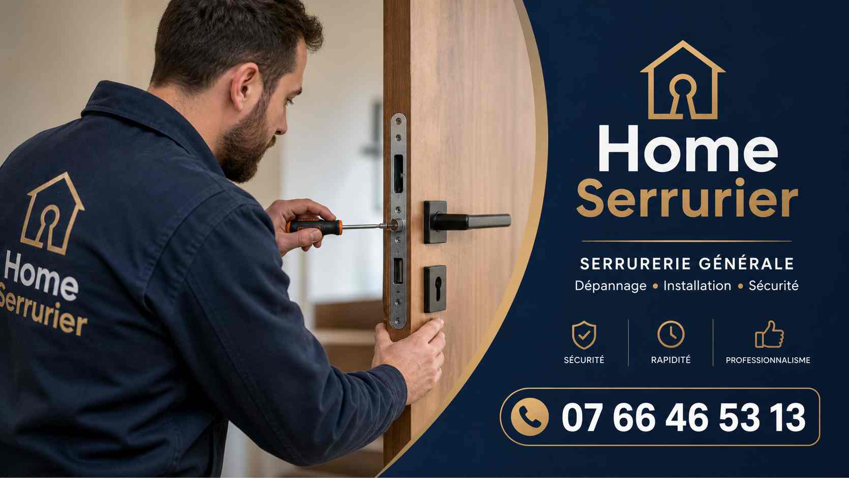 Serrure de porte d'entrée à Écrouves